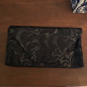 Jessica Simpson lace clutch